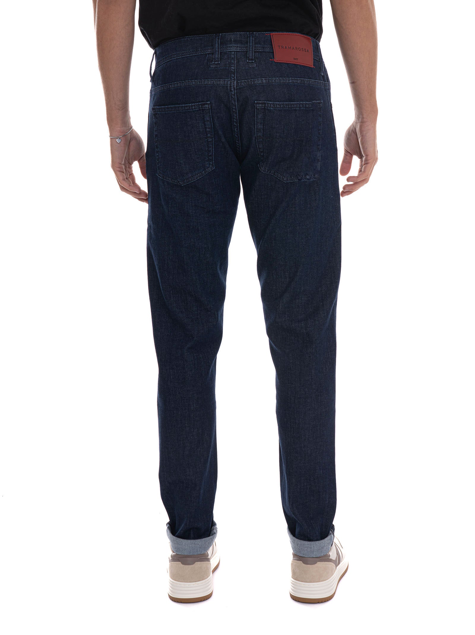 LEONARDO Dark Denim Tramarossa Men's Jeans Scaglione Ischia
