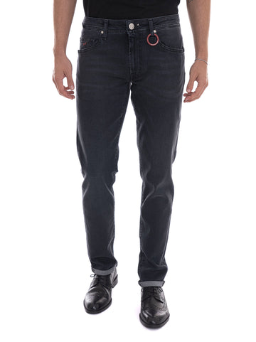Jeans Denim nero Tramarossa Uomo