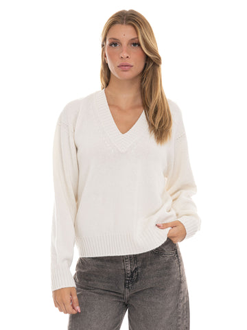 Maglia Cielo Bianco Vanisé Donna