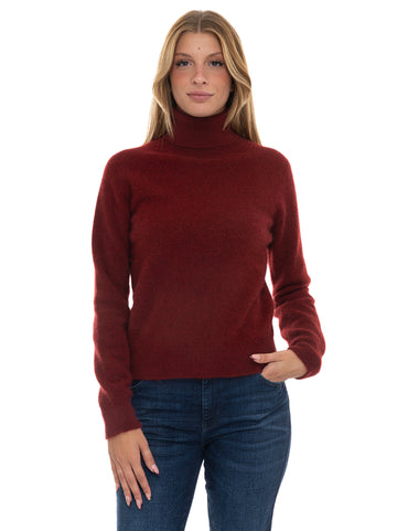 Maglia Visone Bordeau Vanisé Donna