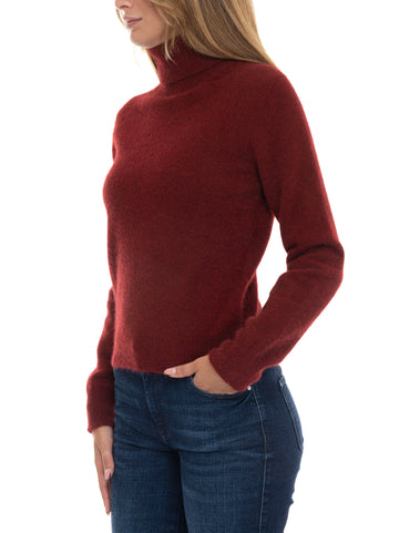 Maglia Visone Bordeau Vanisé Donna