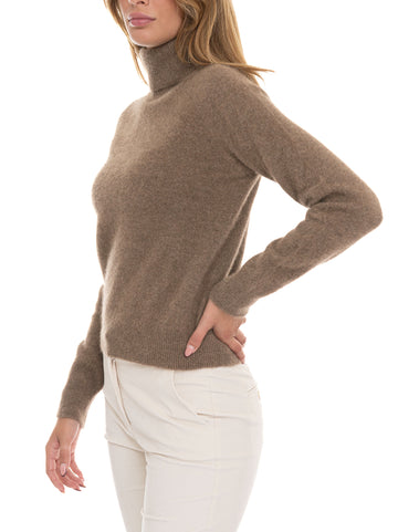Maglia Visone Beige Vanisé Donna