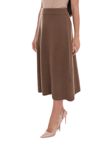 Gonne Nocciola Weekend Max Mara Donna