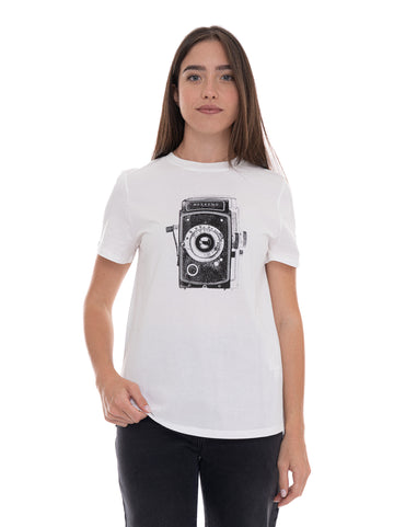 T-shirt Bianco Weekend Max Mara Donna