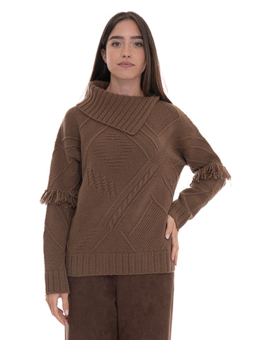 Maglie Nocciola Weekend Max Mara Donna