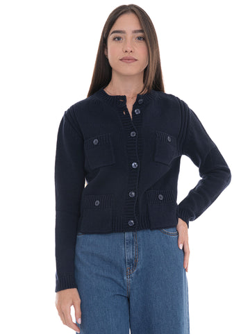 Cardigan Blu Weekend Max Mara Donna