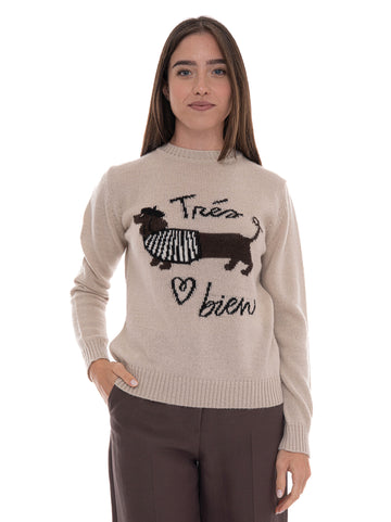 Maglie Nocciola Weekend Max Mara Donna