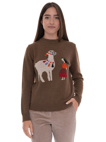 Maglie Nocciola Weekend Max Mara Donna