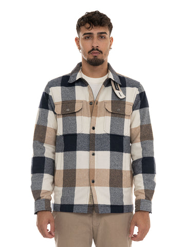Giubbotti Blu-beige Woolrich Uomo