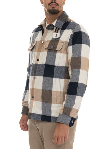 Giubbotti Blu-beige Woolrich Uomo