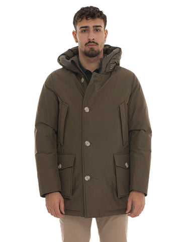 Woolrich Men's Artic Parka Hooded Jacket Green