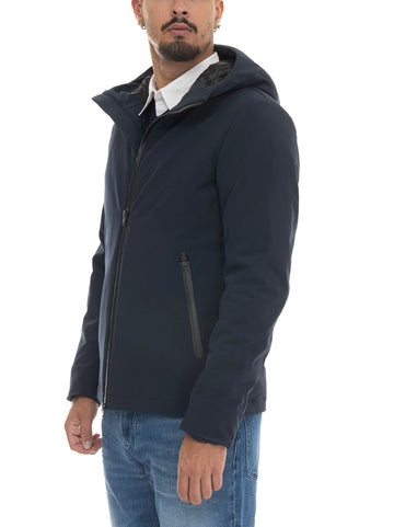 Giubbotto  Soft shell pacific Blu Woolrich Uomo