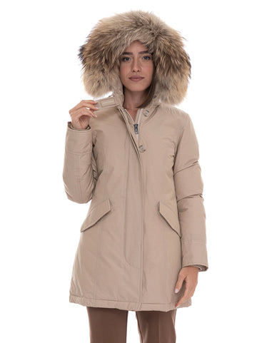 Giacconi Beige Woolrich Donna