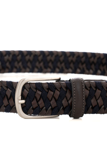 Cintura Marrone-blu Alberto Luti Uomo