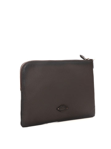 Pochette Marrone Alberto Luti Uomo