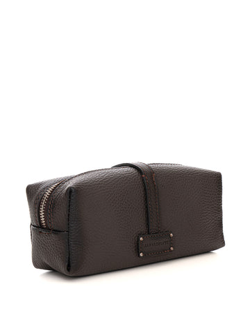 Pochette Marrone Alberto Luti Uomo