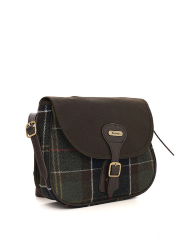 Borsa a tracolla Verde Barbour Donna