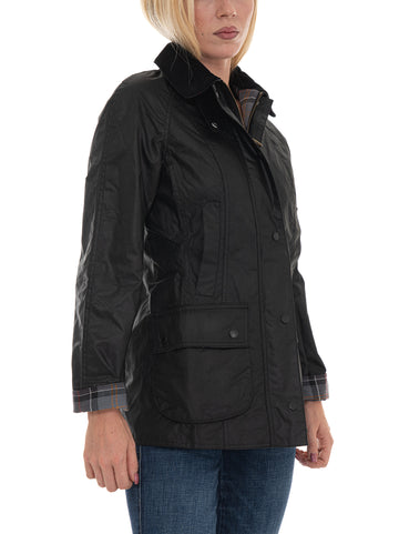 Giacconi Nero Barbour Donna