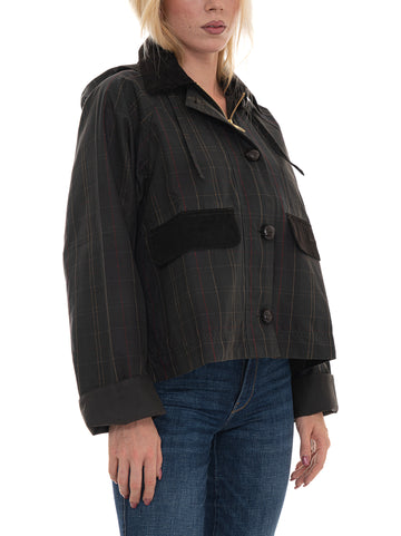 Giubbotti Verde Barbour Donna