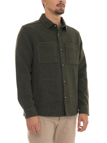 Over shirt Verde Barbour Uomo
