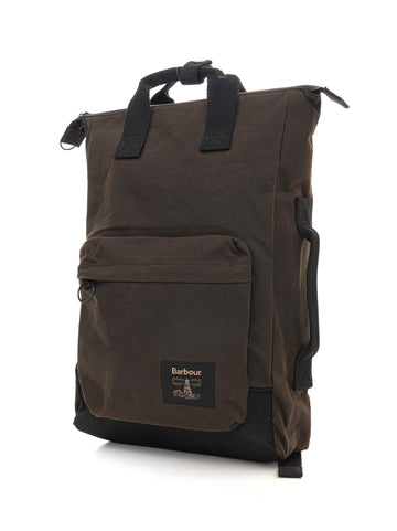 Zaino Verde Barbour Uomo