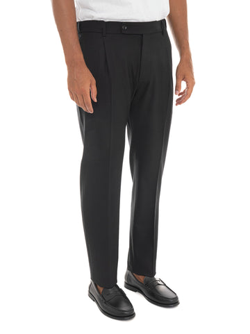 Pantalone modello chino XRETROLONG Nero Berwich Uomo