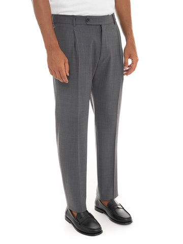 Pantalone modello chino XRETROLONG Grigio Berwich Uomo