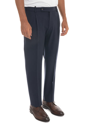 Pantalone modello chino XRETROLONG Blu Berwich Uomo
