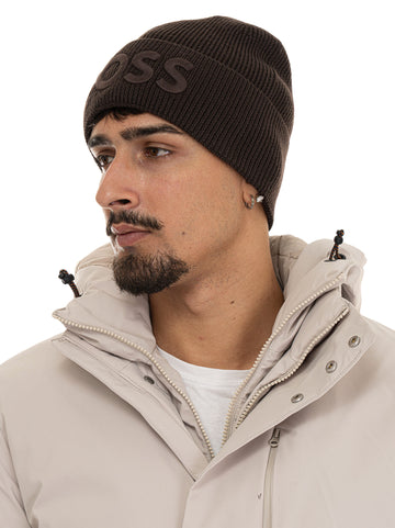 Cappello a coste AFOX Marrone BOSS Uomo
