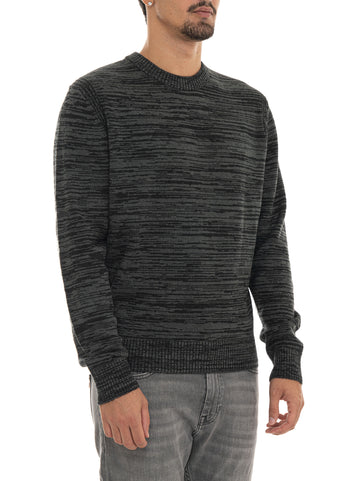 Maglia girocollo APEROSO Nero BOSS Uomo