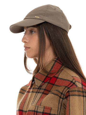 Cappello con visiera Ari-rib Marrone BOSS Donna