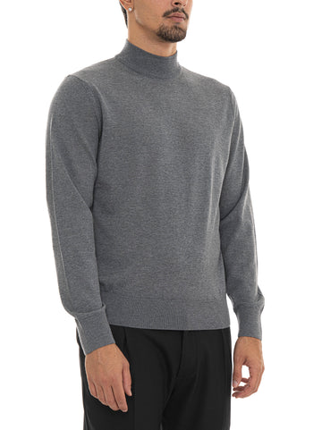 Pullover a lupetto H-BJARNO Grigio medio BOSS Uomo