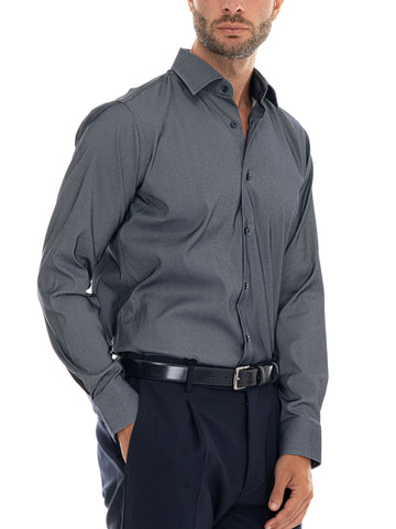 Camicia classica da uomo  P-JOE Blu BOSS Uomo