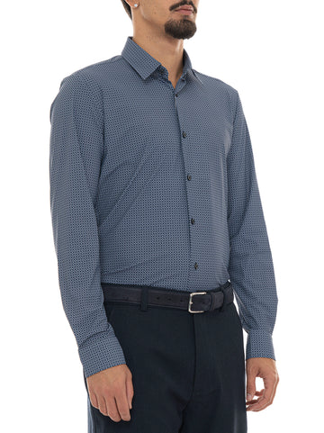 Camicia casual P-ROAN-K-F Blu medio BOSS Uomo