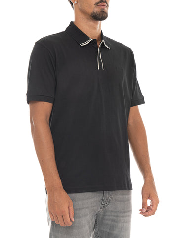 Polo Nero BOSS Uomo