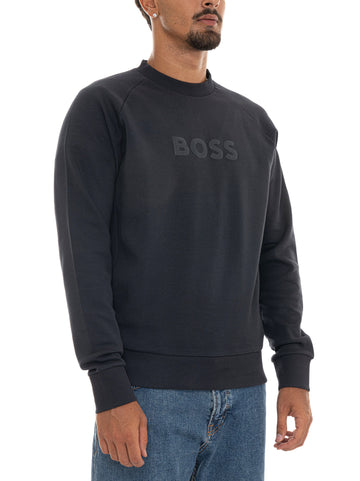 Felpa Blu BOSS Uomo