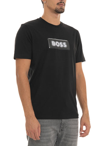 T-shirt Nero BOSS Uomo