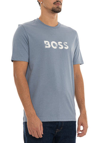 T-shirt Azzurro BOSS Uomo