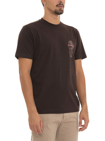 T-shirt Marrone BOSS Uomo