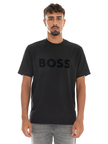 T-shirt Nero BOSS Uomo
