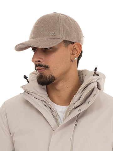 Cappello con visiera ZED-WO-ME Marroncino BOSS Uomo