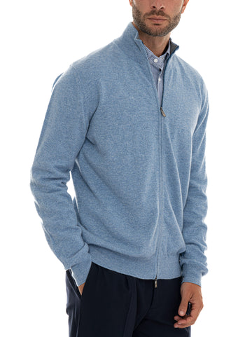 Cardigan Denim Della Ciana Uomo
