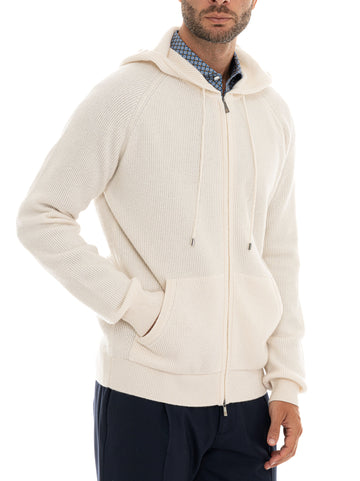 Cardigan Naturale Della Ciana Uomo