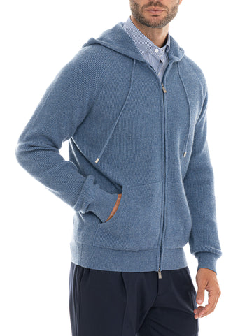 Cardigan Azzurro Della Ciana Uomo