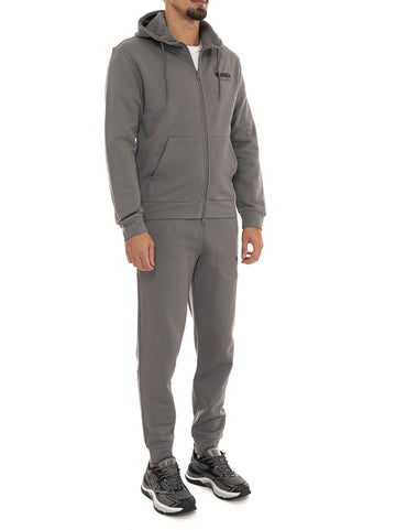 Tuta con zip Grigio EA7 Uomo