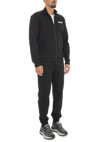 Tuta con zip Nero EA7 Uomo