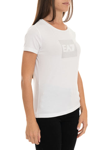 T-shirt Bianco EA7 Donna