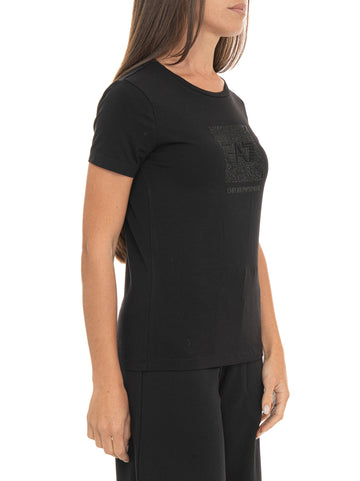 T-shirt Nero EA7 Donna