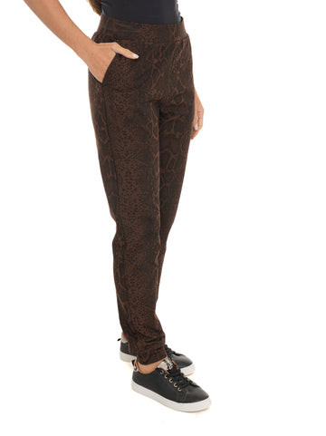 Pantaloni Marrone EA7 Donna