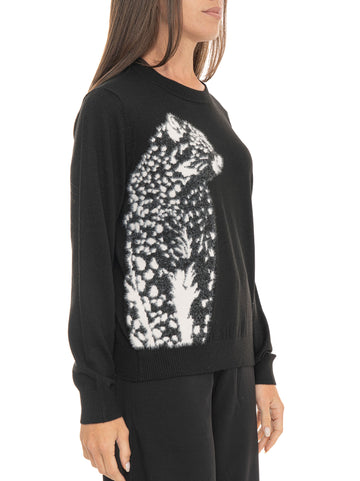 Maglie Nero-bianco EA7 Donna